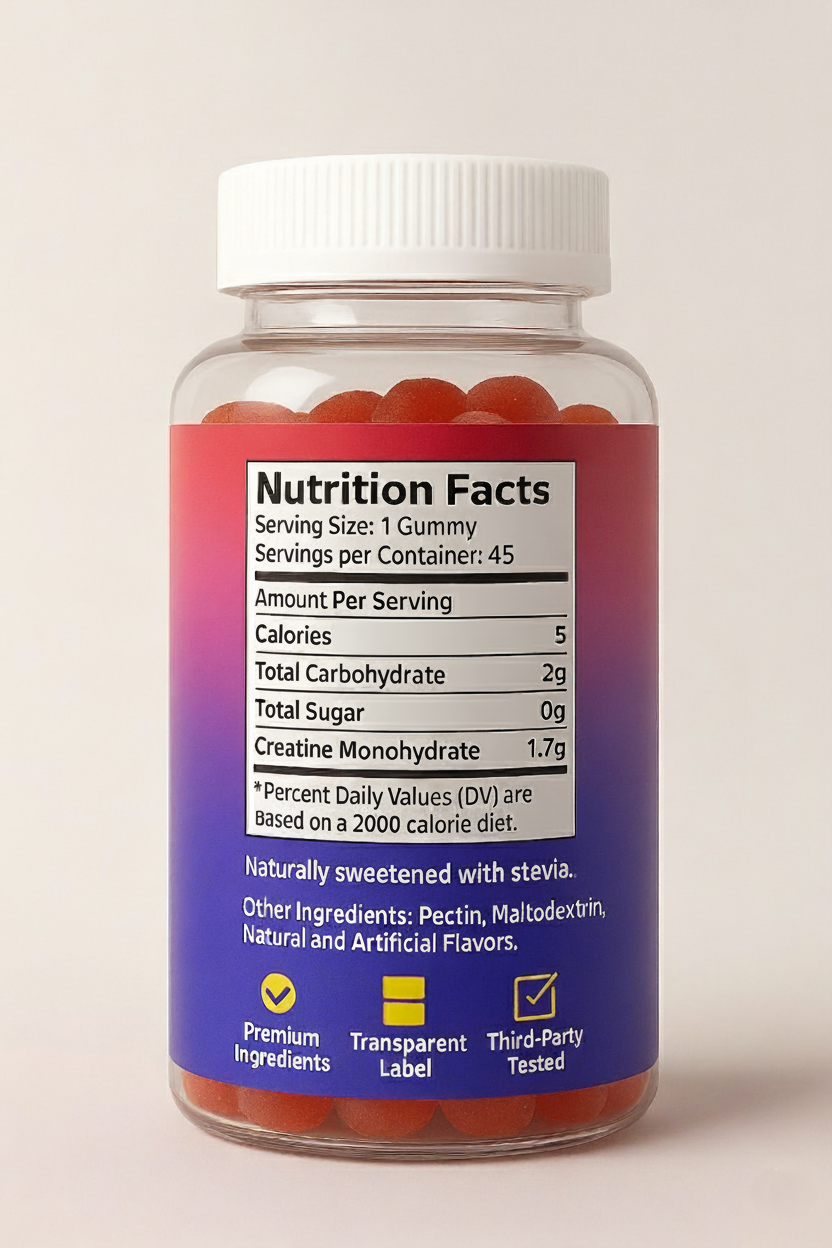 Creatine Gummies (400g Bottle)