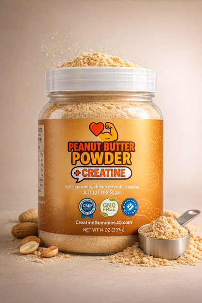 Peanut Butter Powder (400g) - Enhanced with creatine