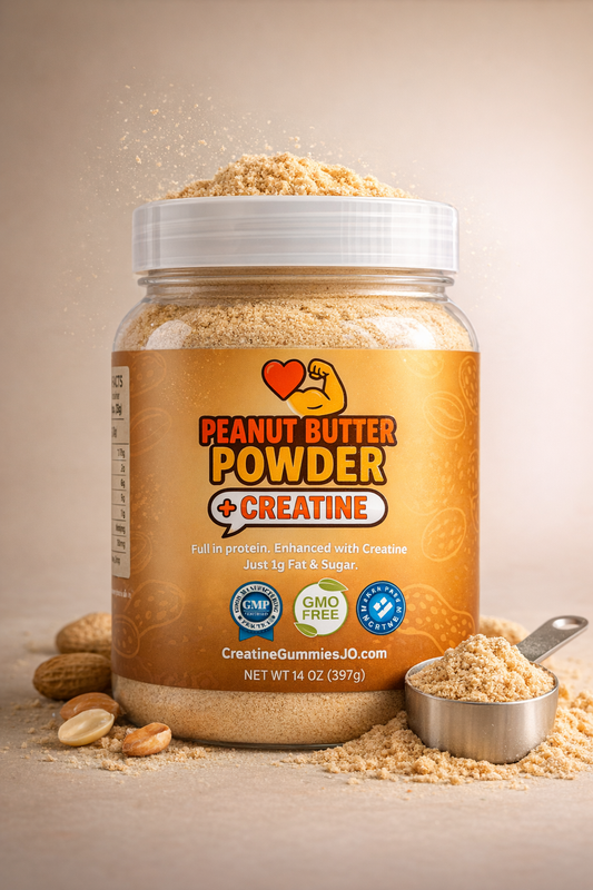 Peanut Butter Powder (400g) - Enhanced with creatine