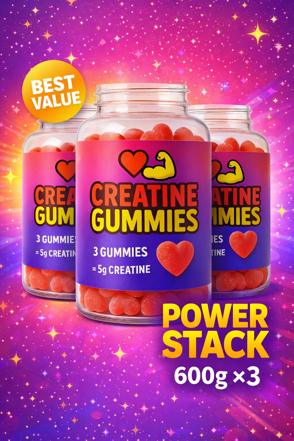 Power Stack (600g ×3) 1.8 kg