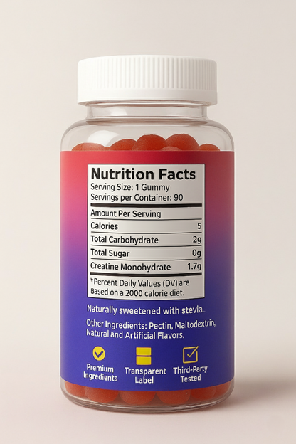 Creatine Gummies (600g Bottle)